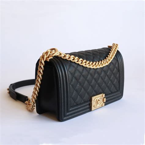 Chanel Caviar Medium Boy Bag 